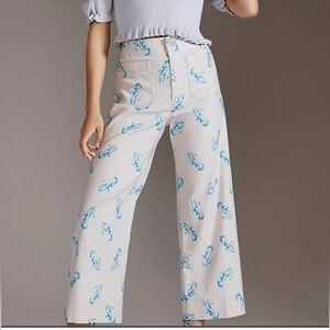 Anthropologie Maeve Colette Lobster Pants Size 28 Excellent!